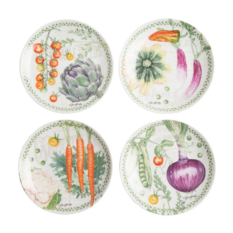 C&F Home Vegetable Garden Plates Set of 4, 1 of 5