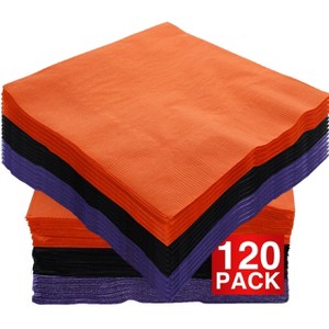 SparkSettings Lunch Napkins, 7” x 7” 2 Ply Paper Napkins, Pack of 50 - 1 of 4