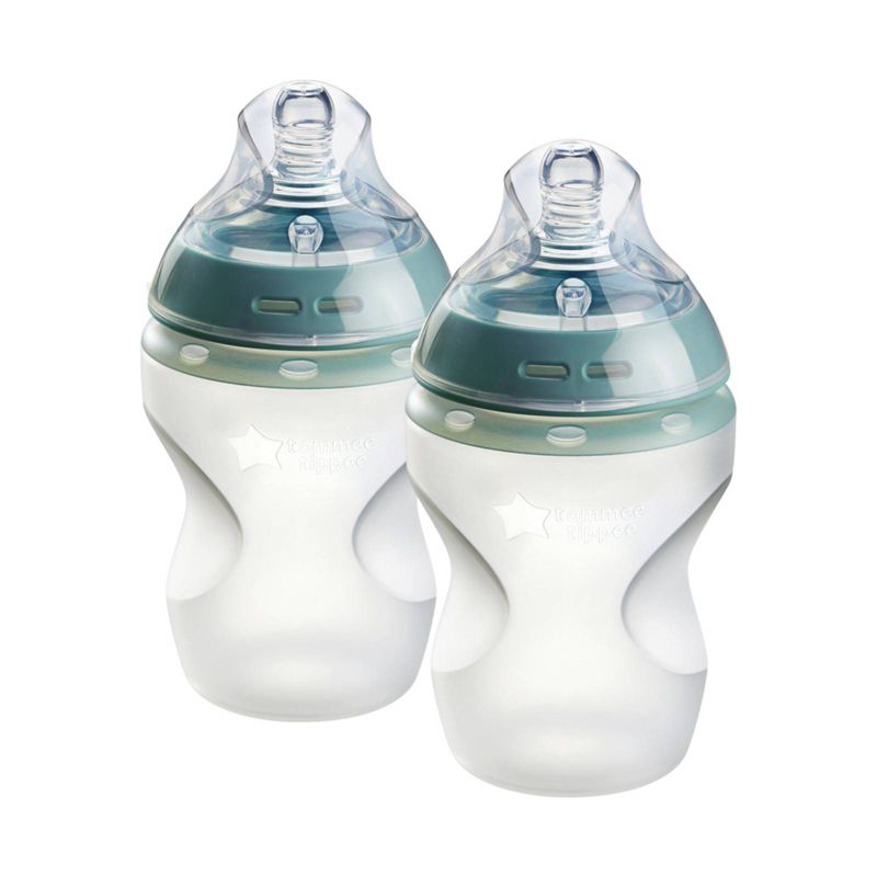 Tommee Tippee Natural Start Silicone Baby Bottle - 9oz - 2pk, 1 of 17