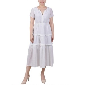 NY Collection Womens Tiered Midi Dress - 1 of 1
