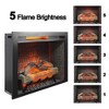 NAYSAYE Indoor Fireplace Wall Mounted Cozy Atmosphere Fireplace for Living Room , Black, 30.2"*8.2"*24.1" - 4 of 4
