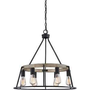 Quoizel Lighting Brockton 6 - Light Chandelier in  Grey Ash - 1 of 4