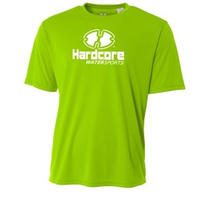 Hardcore Men's Short Sleeve Rash Guard Surf Shirt - Relaxed Fit Swimwear Designed for Maximum Comfort and Performance - 1 of 4