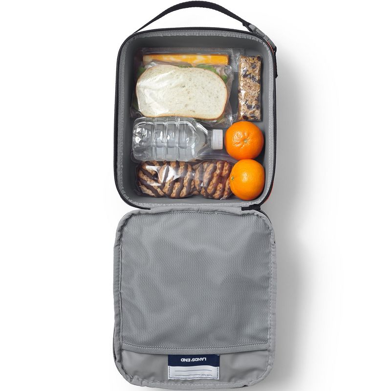 Lands' End Kids Insulated EZ Wipe Printed Lunch Box, 2 of 7