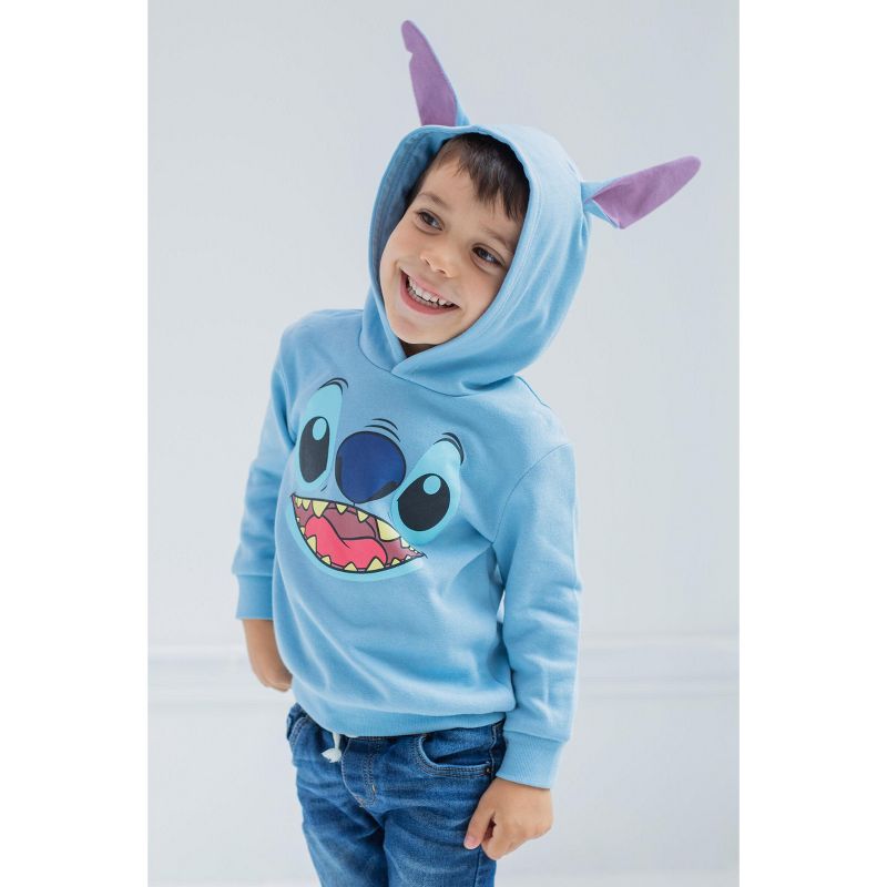 Disney Lion King Winnie the Pooh Pixar Monsters Inc. Mickey Mouse Lilo & Stitch Fleece Pullover Hoodie Infant to Little Kid, 4 of 8