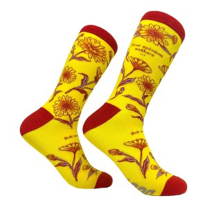 Crazy Dog T-Shirts Women's Your Opinion Matters But Not To Me Socks Funny Sarcastic Rude Graphic Novelty Footwear - 1 of 4