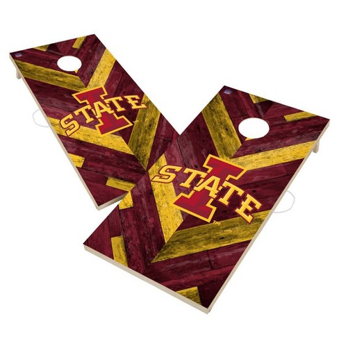 Ncaa Iowa State Cyclones 2'x4' Solid Wood Cornhole Board : Target