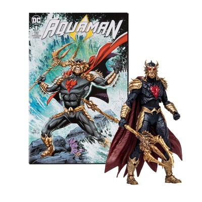 DC Direct Aquaman Ocean Master Page Punchers 7 Action Figure with Comic  Book