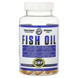 Hi Tech Pharmaceuticals Fish Oil, Lemon, 690 mg, 90 Softgels - 1 of 4