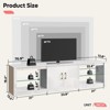 Bestier 70 Inch TV Stand with LED Lights for 75/80/85 Inch TV - 4 of 4