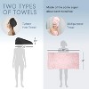 Scala Microfiber Hair Towel Wrap Twist for Women (2 Pack) - 2 of 4