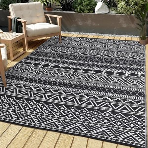 Acekool Reversible Outdoor Rug, Waterproof Plastic Straw Area Rug, Patio & Camping Carpet, Lightweight, Easy Clean, Portable for Deck & Backyard - 1 of 4