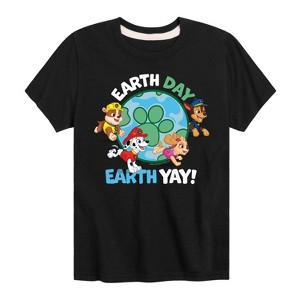 Boys' - Paw Patrol - Earth Day Yay Short Sleeve Graphic T-Shirt - 1 of 4