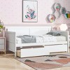 Twin Size Daybed with Storage Drawers, Minimalist Style for Compact Spaces, Sofa Bed Design with Solid Pine Wood Frame-Baofuwish - 3 of 4