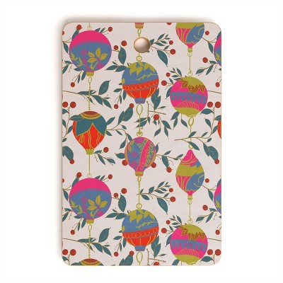Emanuela Carratoni Christmas Vintage Ornaments 2 Cutting Board Rectangle -Deny Designs
