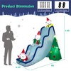 NAYSAYE Inflatable Holiday Decoration Polar Bear Slide Scene for Christmas Yard, White, 108"*56.4"*86.4" - 3 of 4