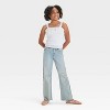 Girls' Ruched Lace Tank Top - art class™ - 3 of 3