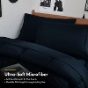 7PC Campus Ready Dorm Twin XL Bedding Bundle, Solid Comforter, Pillows and Sheet Set - 4 of 4