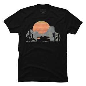 Men's Design By Humans on the road By radiomode T-Shirt - 1 of 4