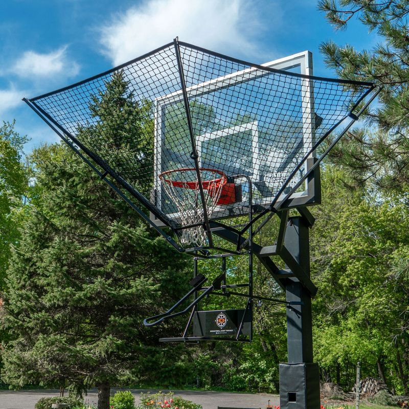Dr. Dish iC3 Basketball Rebounder with Rotating Return Net and Chute Trainer for Pole and Wall Mounted Hoops, 5 of 7