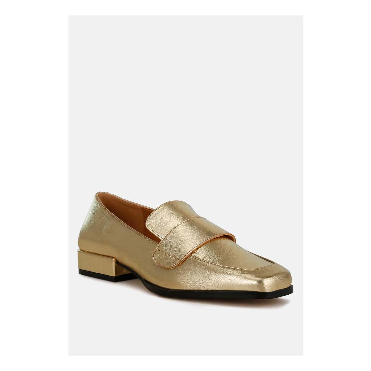Женские туфли Rag & Co Womens Jongs Metallic Penny Loafers 8 — фото 3