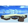 vidaXL Patio Furniture Set Set of 12 Brown Powder-coated steel Large - 2 of 4