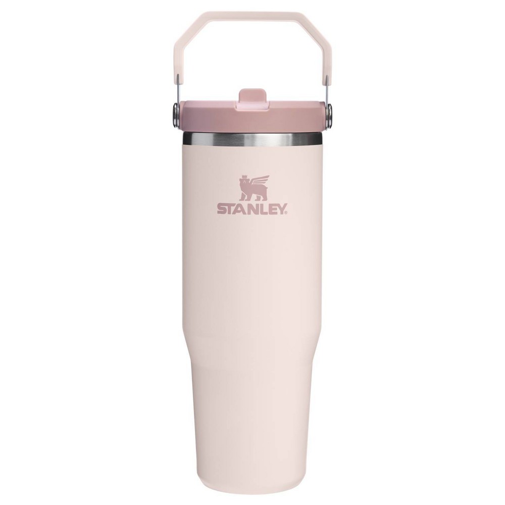 Stanley 30 oz Stainless Steel Ice Flow 2.0 Flip Straw Tumbler Rose Quartz