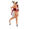 Italian Ornaments 7.25 In Jolly Jinglebuck Reindeer Antlers Candy Cane Tree Ornaments - 4 of 4
