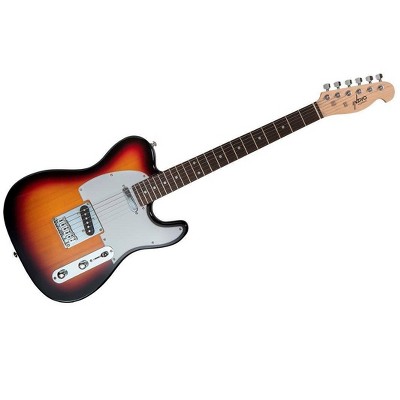 Monoprice Indio Retro Classic Electric Guitar - Sunburst, With Gig Bag