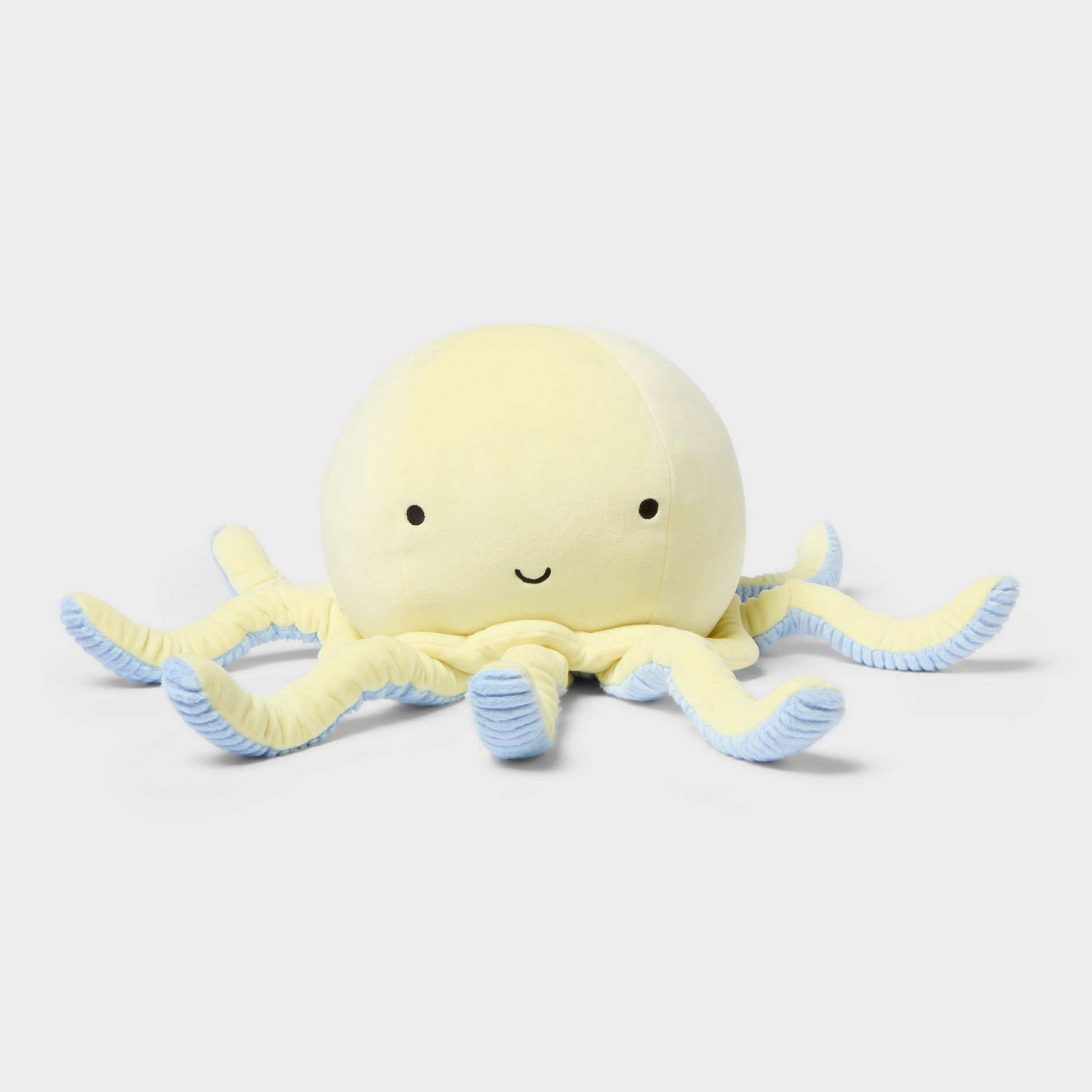 Jellyfish Weighted Plush Kids' Throw Pillow Yellow - Pillowfort™
