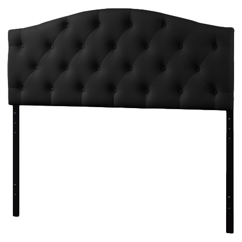 Myra Modern And Contemporary Faux, Leather Upholstered Headboard Queen
