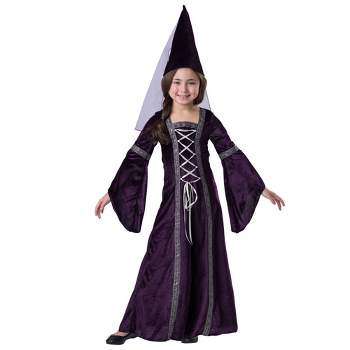 Dress Up America Medieval Princess Costume - Renaissance Dress Up Set for Girls