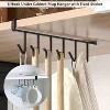 LunaLulink Storage Cup Hook Shelf Under cabinet each with fixing sticker, 6 hooks Cup Hanger Hanger, no drilling - 4 of 4