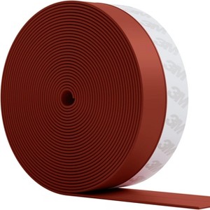 HOME INTUITION 45mm x 33ft Self Stick Silicone Door Seal Weatherstrip - 1 of 4