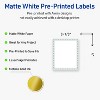 Avery 4" x 3-1/3" Labels, Gold Dots with Blue Border, 40 ct - 2 of 4