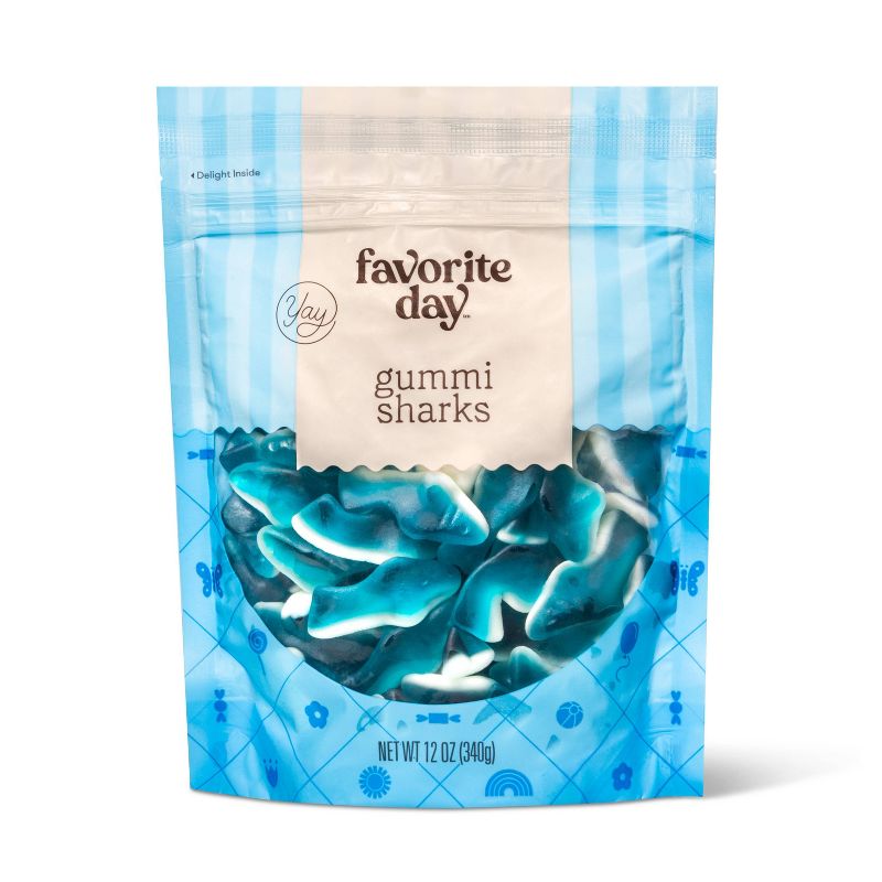 Gummi Sharks Candy - 12oz - Favorite Day&#8482;, 1 of 9