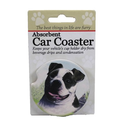 Car Coaster 2.5" American Bulldog Coaster Absorbant E & S Pet  -  Coasters