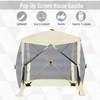 Pop Up Camping Canopy Gazebo Screen Shelter Tent with Single Person Easy Set-Up, Ventilating Mesh, Portable Carry Bag for Outdoor Camping Party Event - 4 of 4