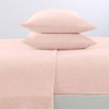 Isla Jade California King Super Soft T-Shirt Jersey Knit Sheet Set Pink - 2 of 4