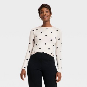 T-shirt Manches Longues A New Day Gris Taille S - Occasion Très Bon état