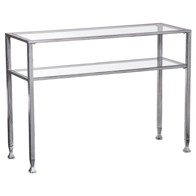 Jamel Console Table - Silver - Aiden Lane