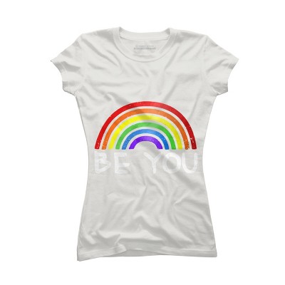 Adult Design By Humans Be You Rainbow Pride By Chos T-Shirt