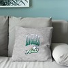 NCAA Florida Gulf Coast Eagles 16" Heather Gray Sweatshirt Pillow - 4 of 4