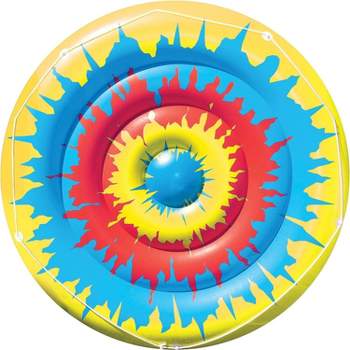 Swimline Tie Dye Island Inflatable Pool Toy 72-inch diameter