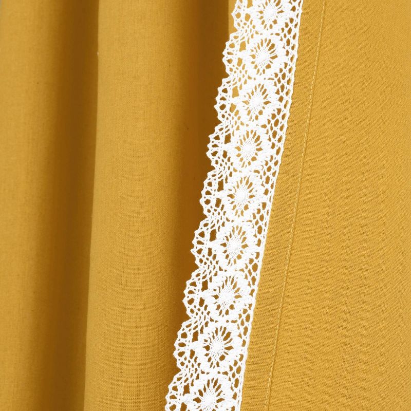Rosalie Rod Pocket Light Filtering Window Curtain Panels - Lush Décor, 6 of 14