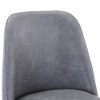 Jofran,Mid-Century Modern Faux Leather Upholstered Counter Height Barstool (Set of 2) - 4 of 4