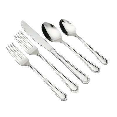LunaLulinlk Connor 20 Piece Stainless Steel Flatware Set, Service for 4