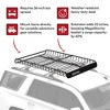 YAKIMA 16 Pound MegaWarrior Power Grip Mount Heavy Duty Alloy Steel 40 Percent Length Extension Up to 22 Inch for Roof Cargo Basket - 3 of 4