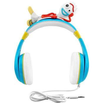eKids Toy Story 4 Casque Bluetooth pour enfants, casque sans fil avec  microphone avec cordon auxiliaire, casque pliable pour enfants à volume  réduit pour l'école, la maison ou les voyages 