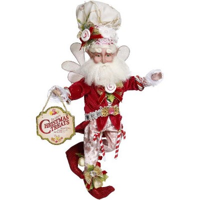 Mark Roberts Products 10" Collectible Sweet Shop Christmas Fairy Small - Red/White